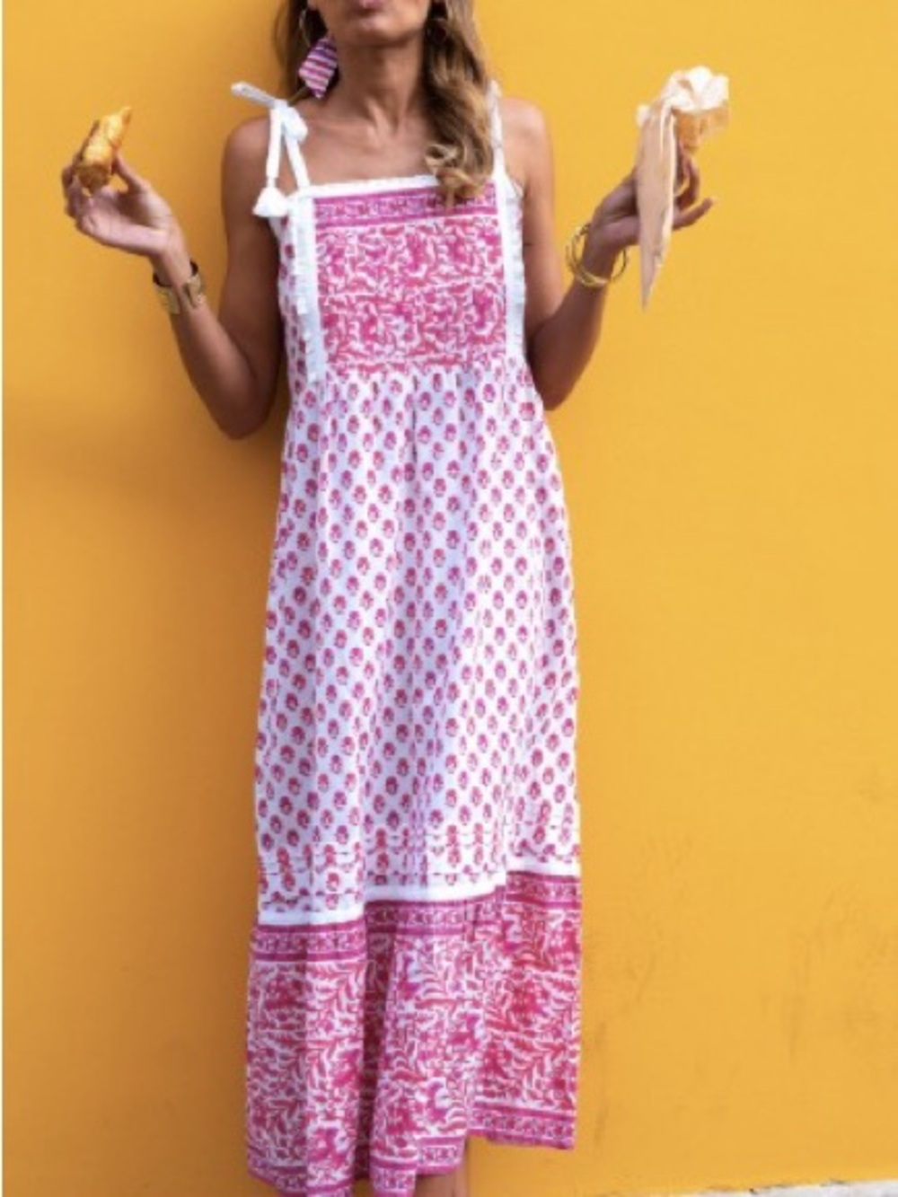 Pink City Prints Strawberry Fields Elena Dress S